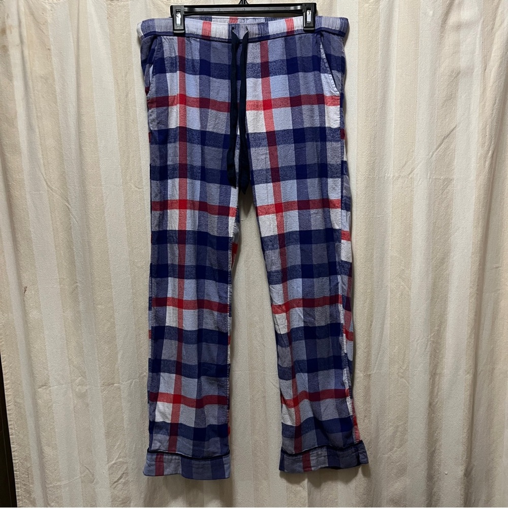 Aerie Blue and Red Plaid Pajama Pants
